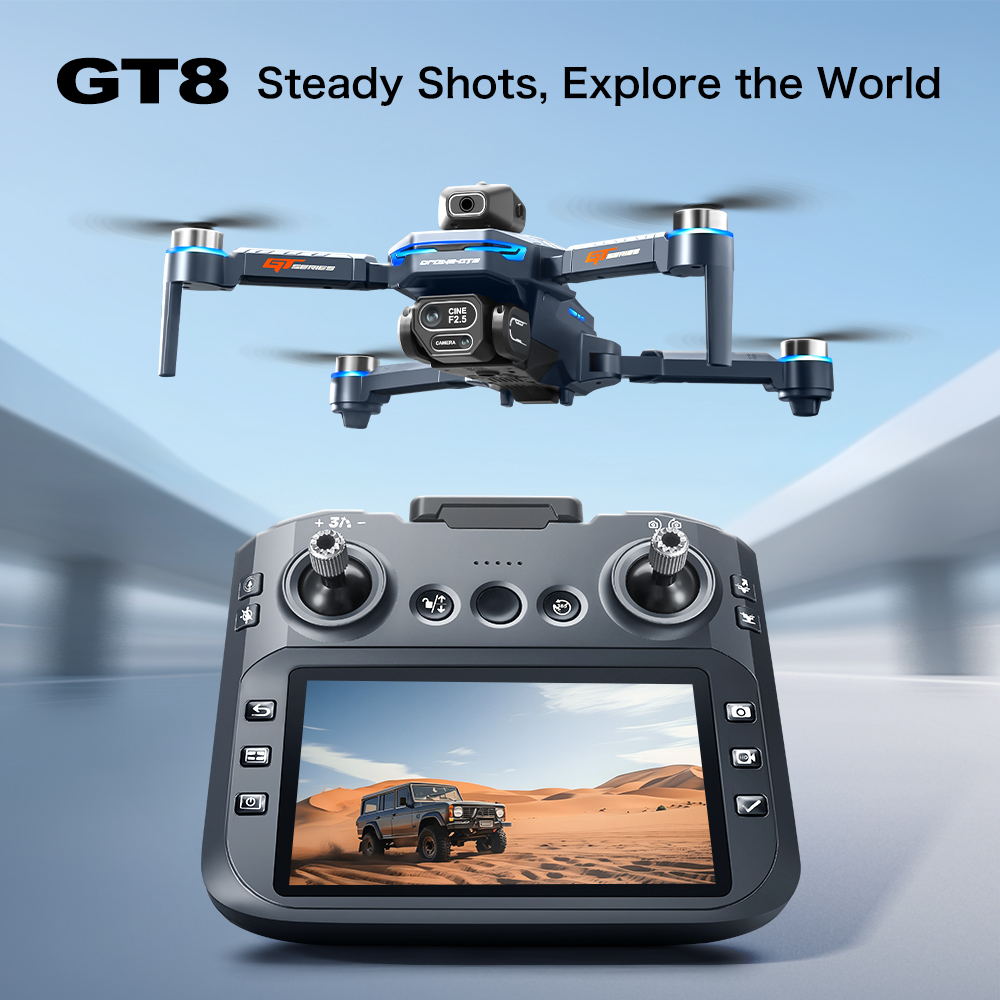 GT8 Max Foldable Drone 8K HD P - Drone Multispectral ulasan dan harga