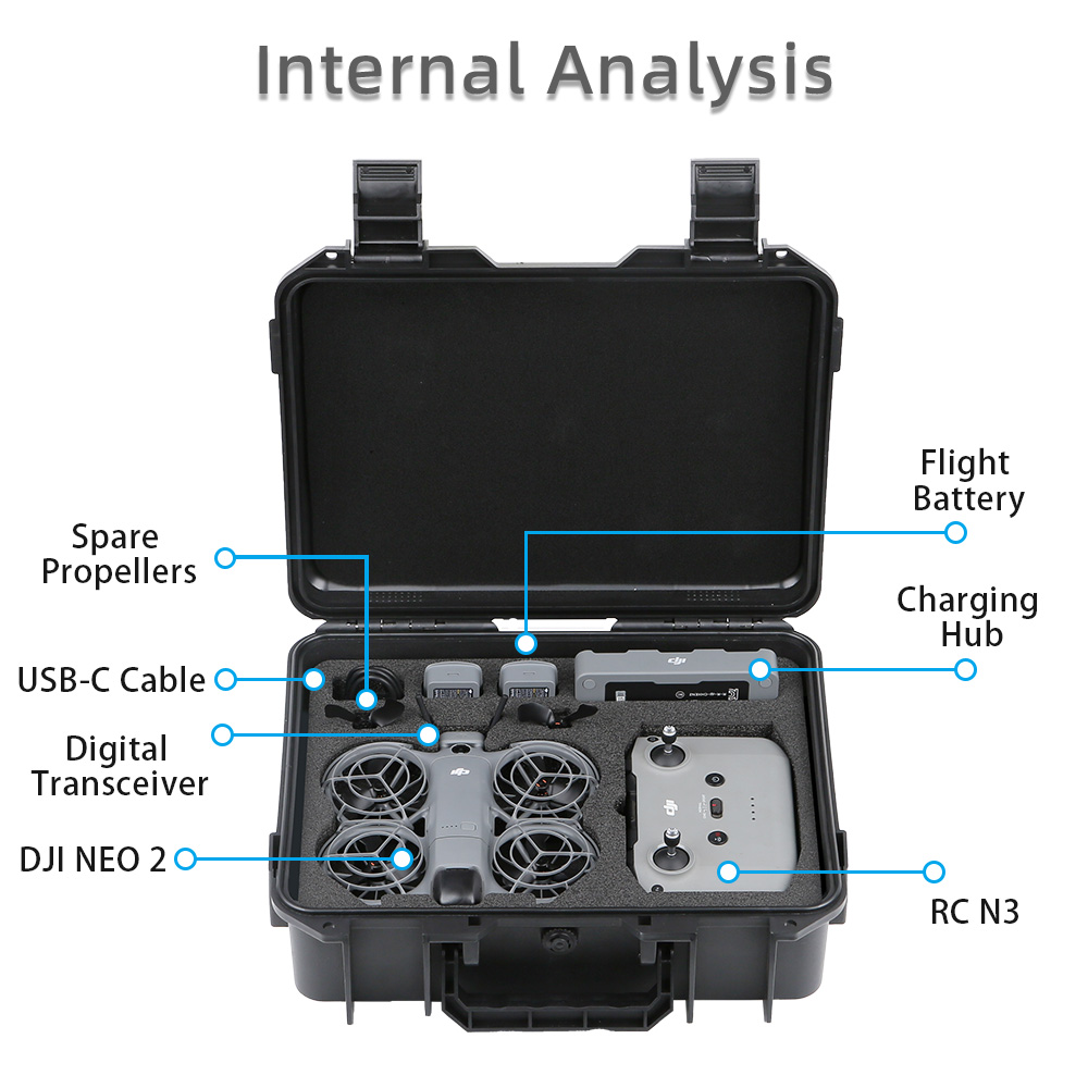 For DJI NEO 2 Case Bag Explosi - Drone Lidar ulasan dan harga