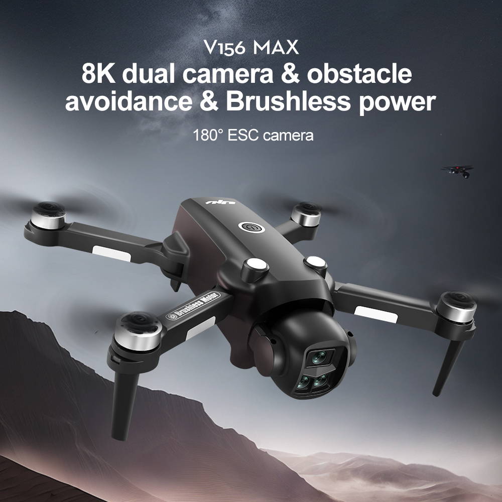 original V156 MAX WIFI FPV Dro - Drone Multispectral ulasan dan harga