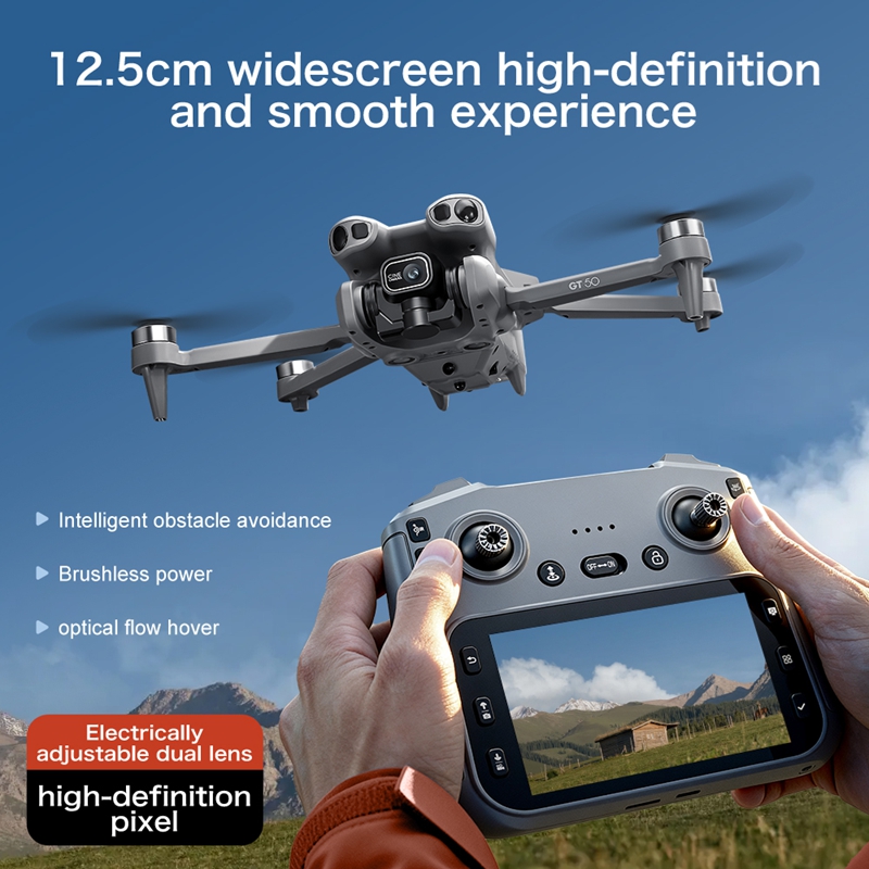 GT50 Mini Drone Dual Camera 8K - Drone Multispectral ulasan dan harga